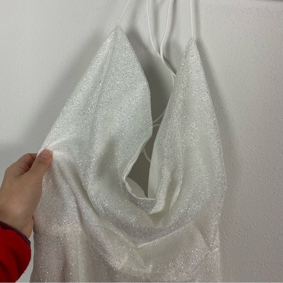 Hello Molly Disco Eternal White Backless Bodycon Dress - Picture 4 of 11